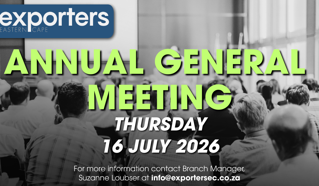 Exporters Annual General Meeting – 16 July 2026