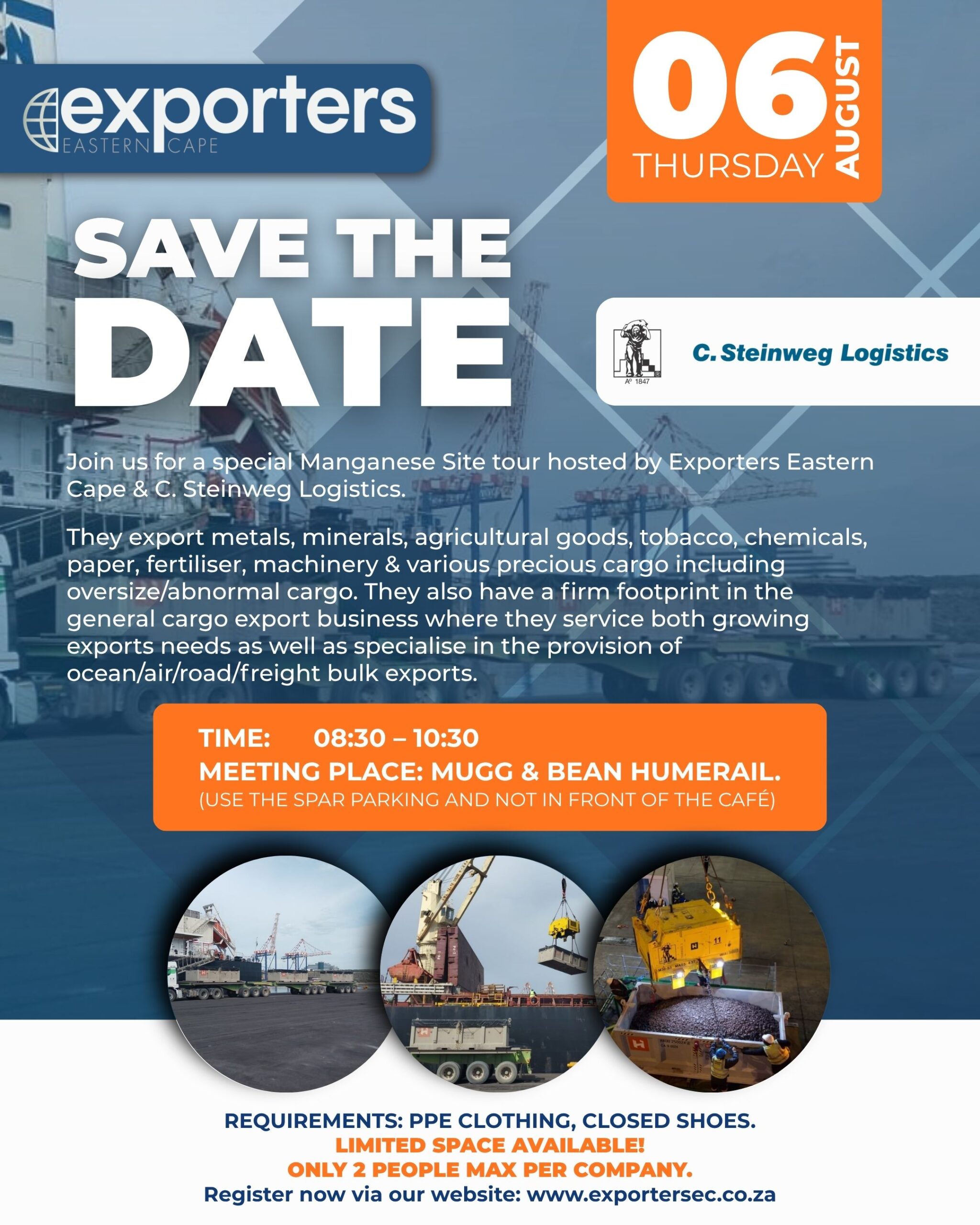 Invite - Manganese Tour with C. Steinweg - 6 August 2026